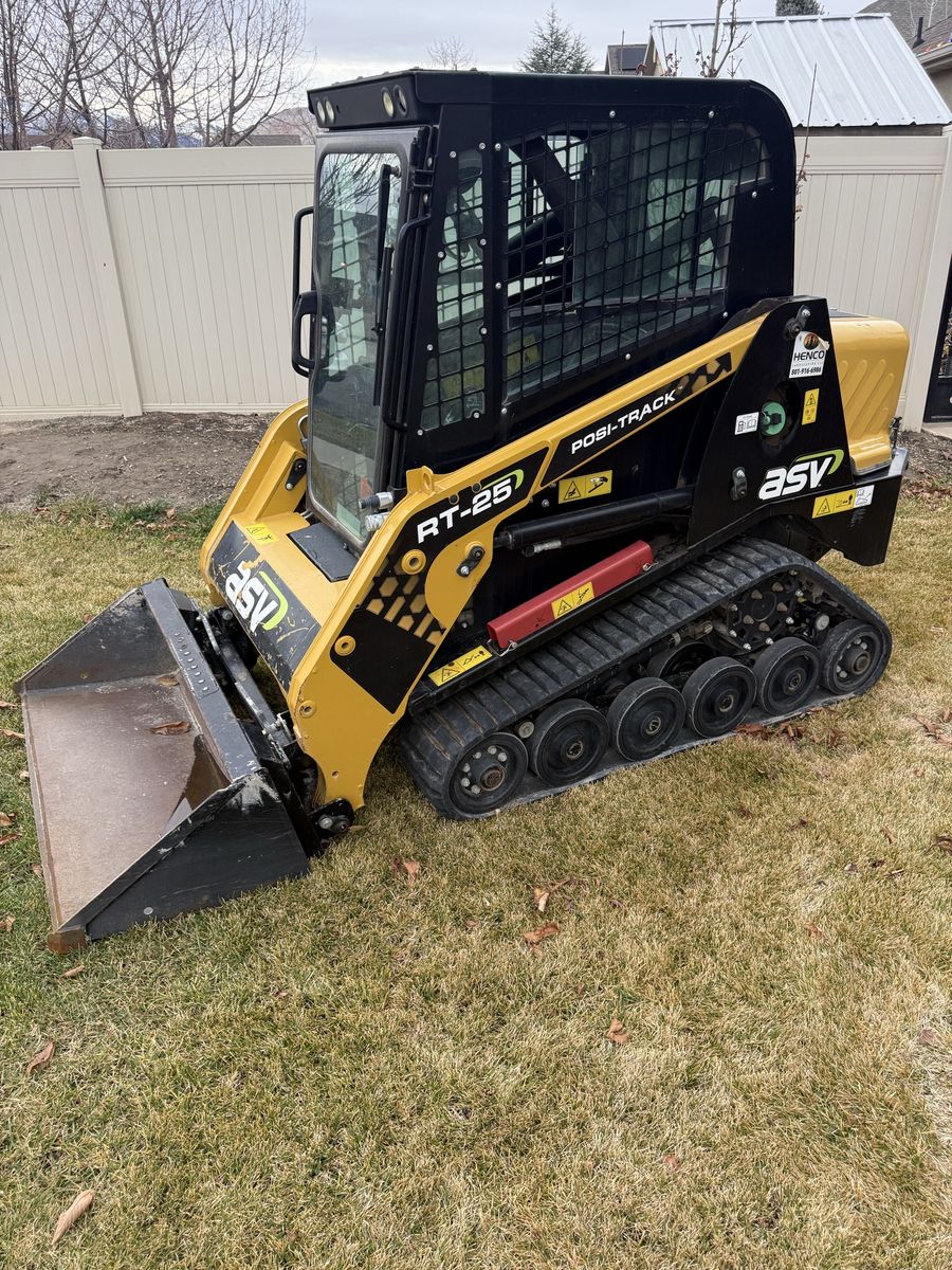 ASV Posi-Track RT-25 Compact Track Loader Skid Steer - Yellow/Black