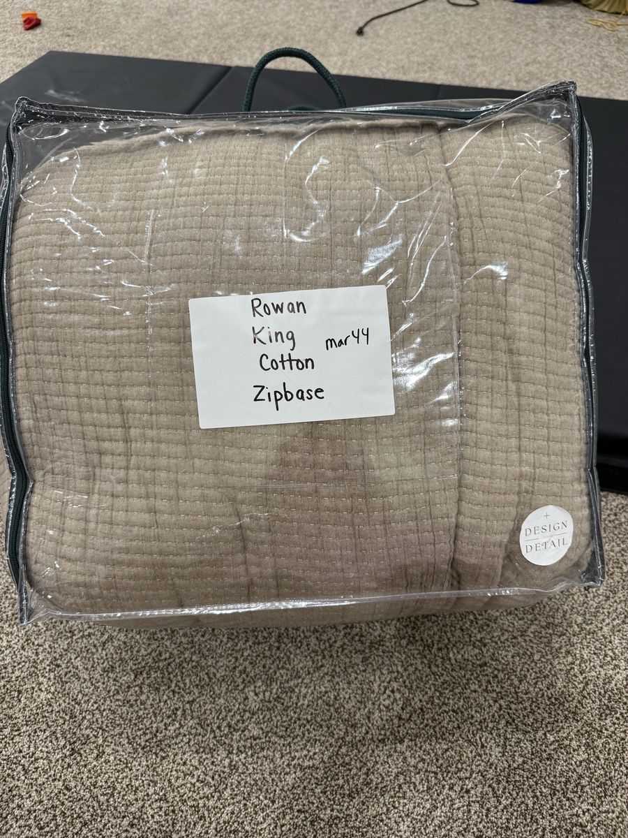 Beddys KING Rowan Cotton Zipbase