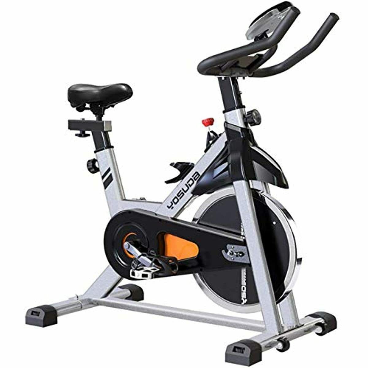 YOSUDA Indoor Cycling Stationary Exercise Bike with Belt Drive and LCD Monitor