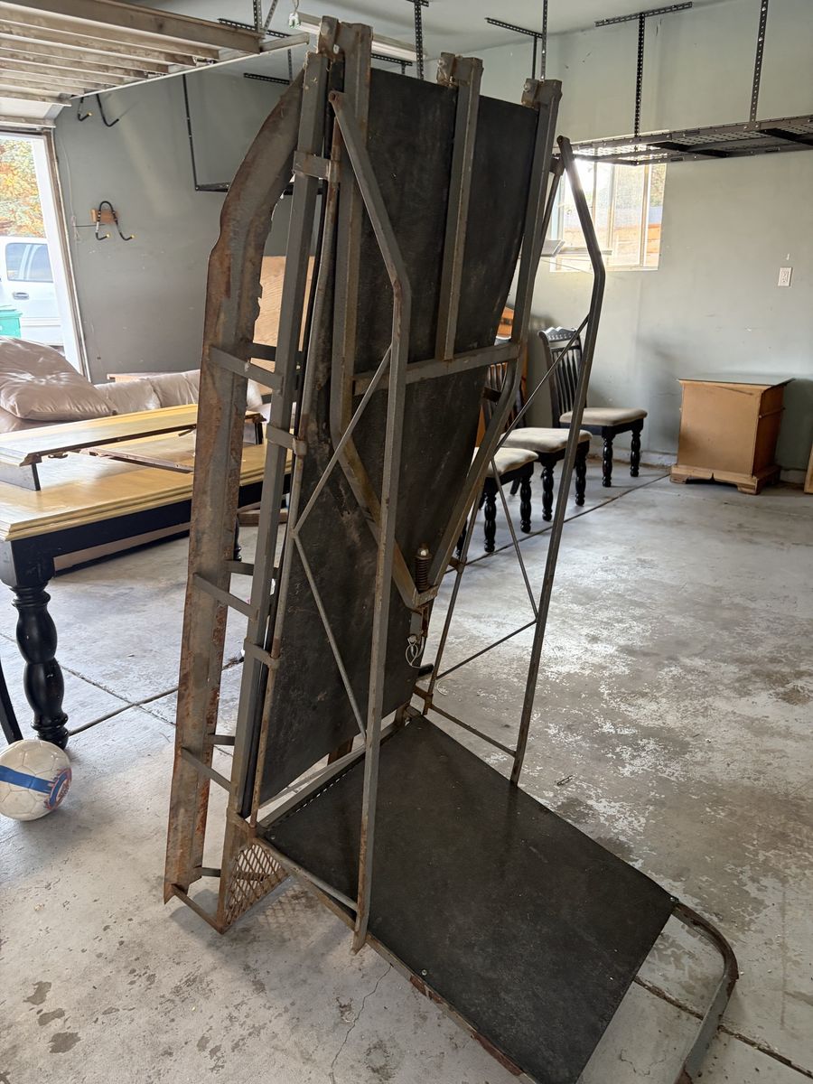 Toboggan winter sled for being pulled behind snow machine or wheeler 