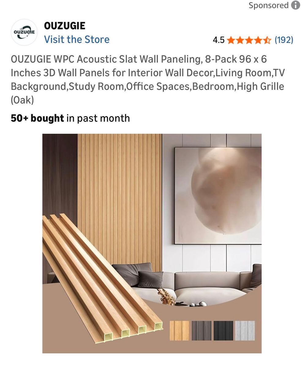 Brand New Wall Paneling