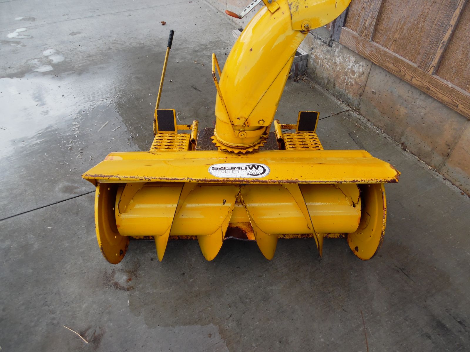 WALKER MOWERS SNOW BLOWER ATTACHMENT