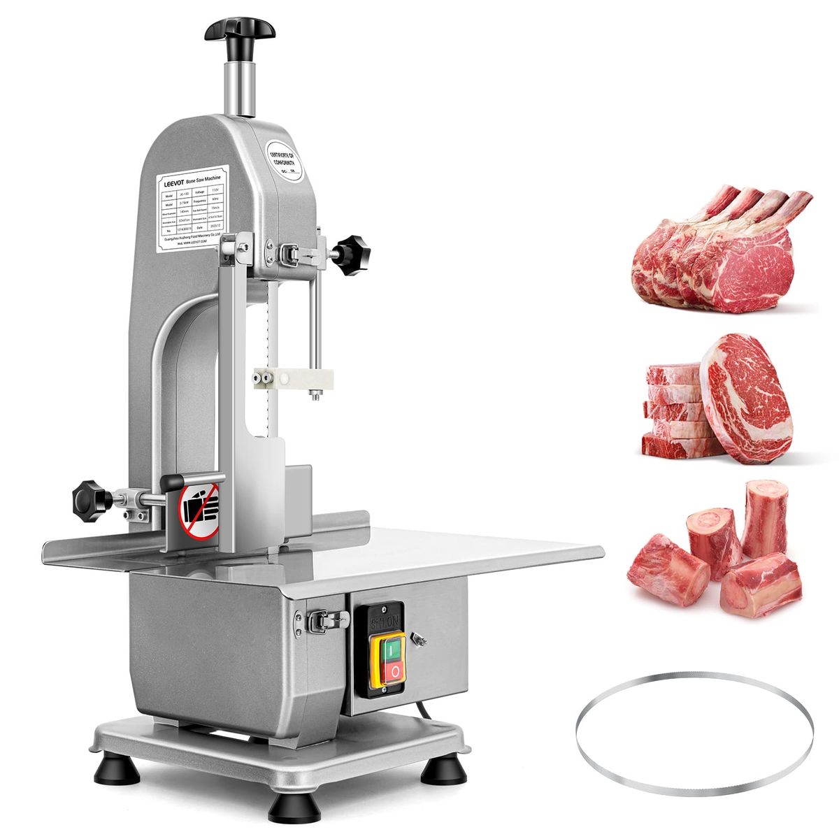 Leevot Electric Bone and Meat Saw Machine