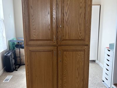 Solid Oak Cabinet