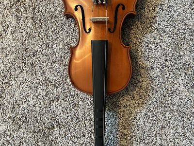 Acoustic Violin with Hard Travel Storage Case and Rosin
