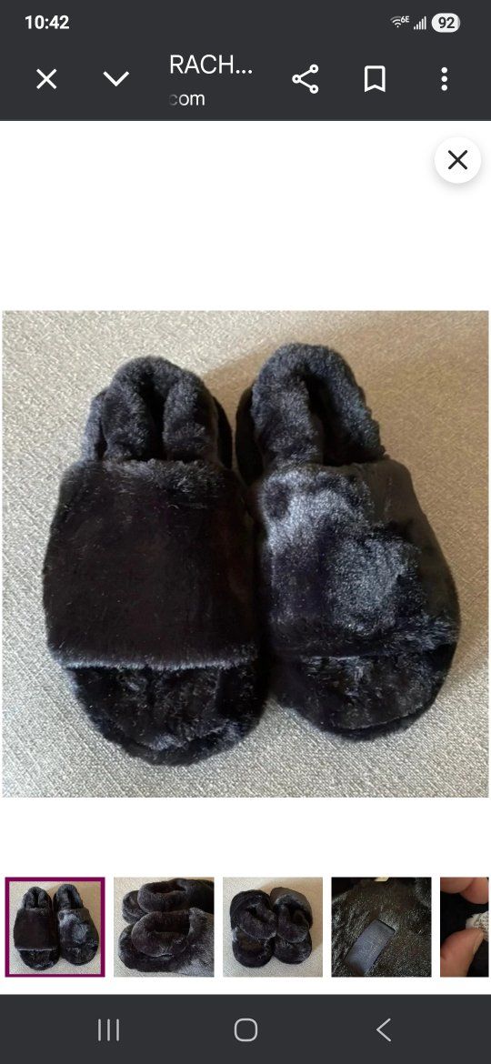 Rachel memory foam slippers