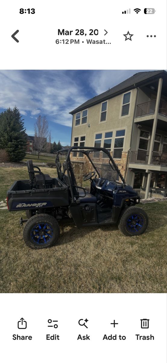 Polaris Ranger XP special edition
