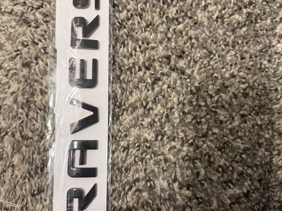 Chevrolet Traverse Black Rear Emblem Badge Nameplate Lettering New