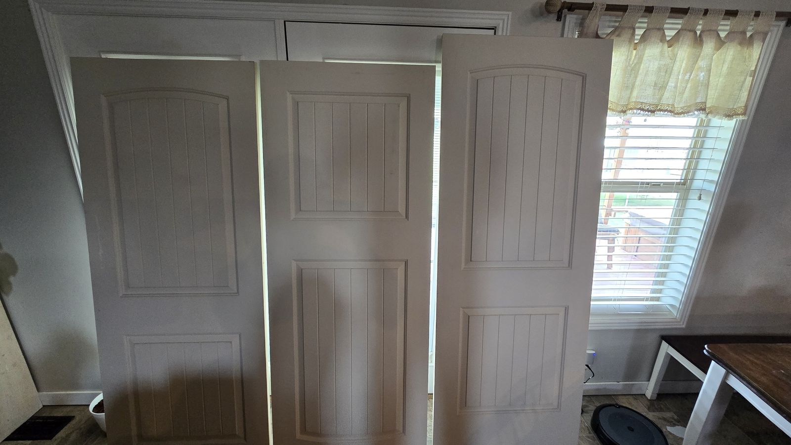 3 Solid Core Pocket Doors – Shaker Style