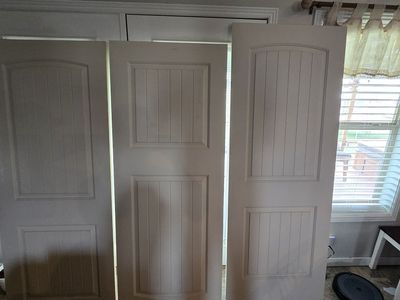 3 Solid Core Pocket Doors – Shaker Style