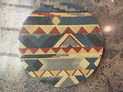 Vintage 16” Rubbermaid Southwestern Lazy Susan / Swivel Serving Tray $20 cash/Venmo in Draper