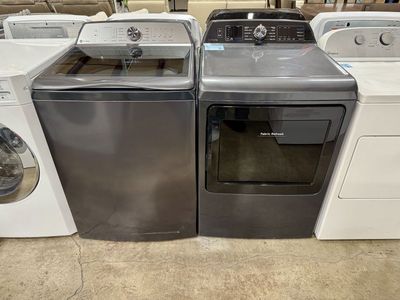 GE WASHER AND DRYER WITH WARRANTY