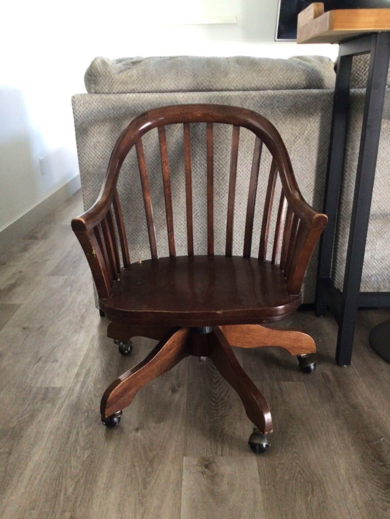 Wood Heavy Pottery Barn Chair