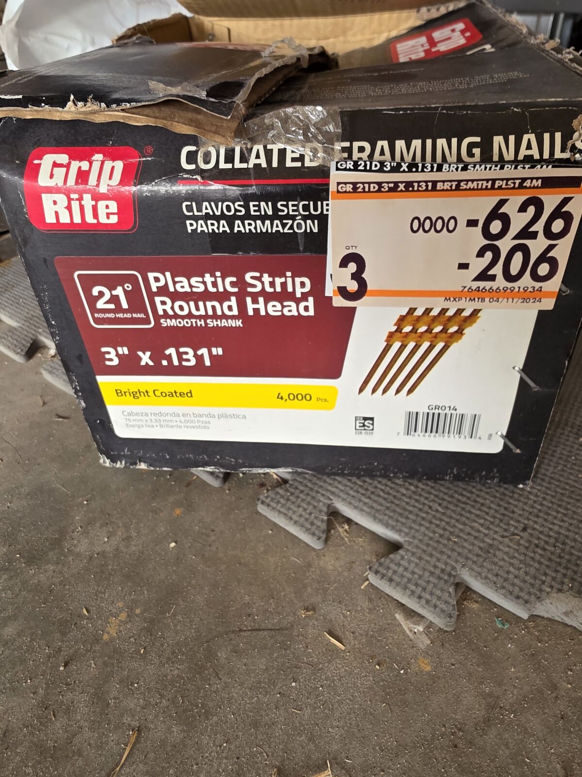 Framing nails