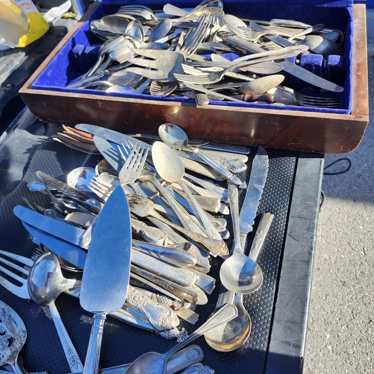 Antique Silverplated Silverware / Flatware