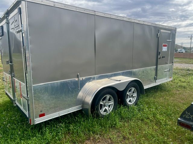 2018 Cross Enclosed Cargo Trailer - Silver, Dual Axle, Ready for Hauling