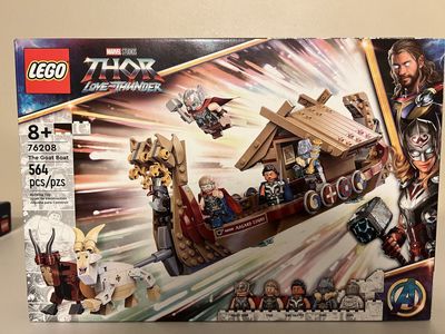 LEGO Marvel Thor Love and Thunder The Goat Boat Set 76208 - 564 Pieces