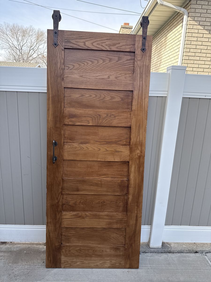 Barn Door With Hardware