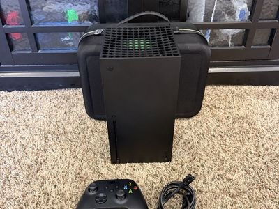 Xbox x with Xbox case