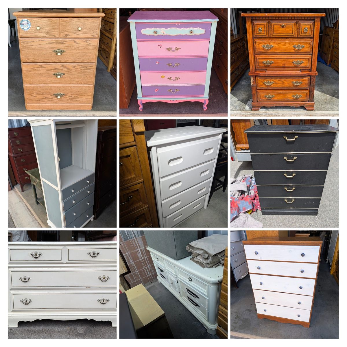 Lots Of Dresser & Nightstand Sets Available For $125 Each