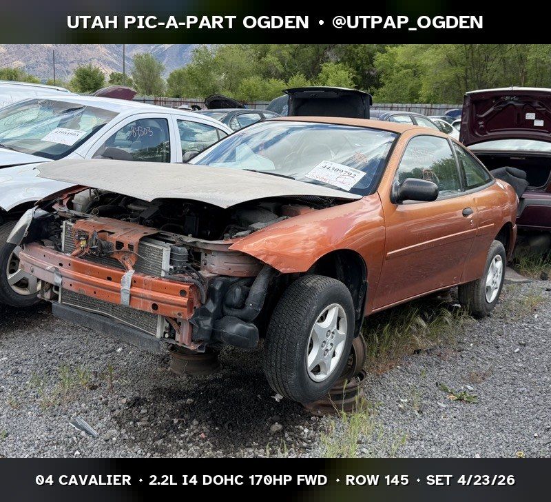 2004 Chevrolet Cavalier Parts - UTPAP Ogden