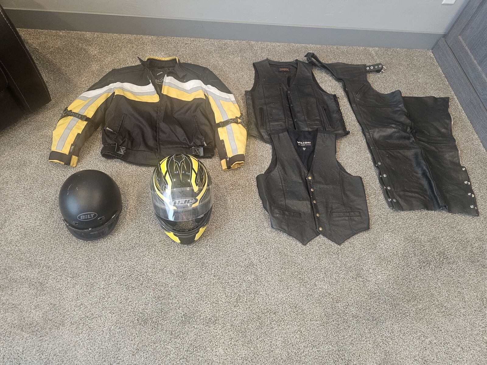 Leather Motorcycle outfit