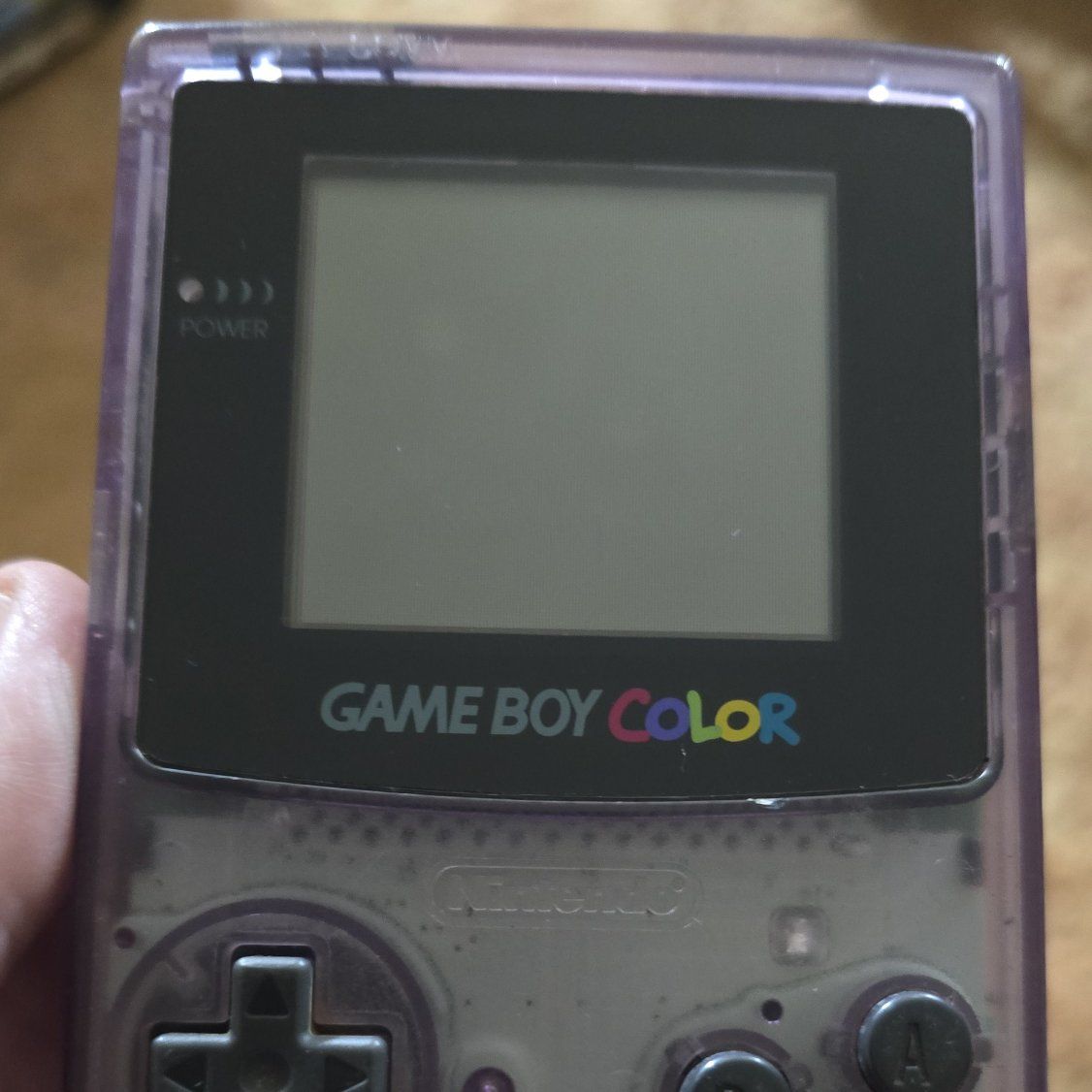 GAMEBOY COLOR CLEAR PURPLE