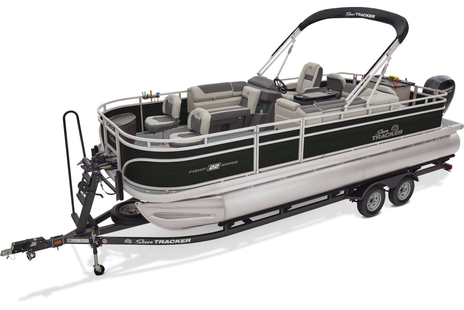 2026 Sun Tracker Fishin Barge 22 DLX w 150 HP Mercury Outboard !!!