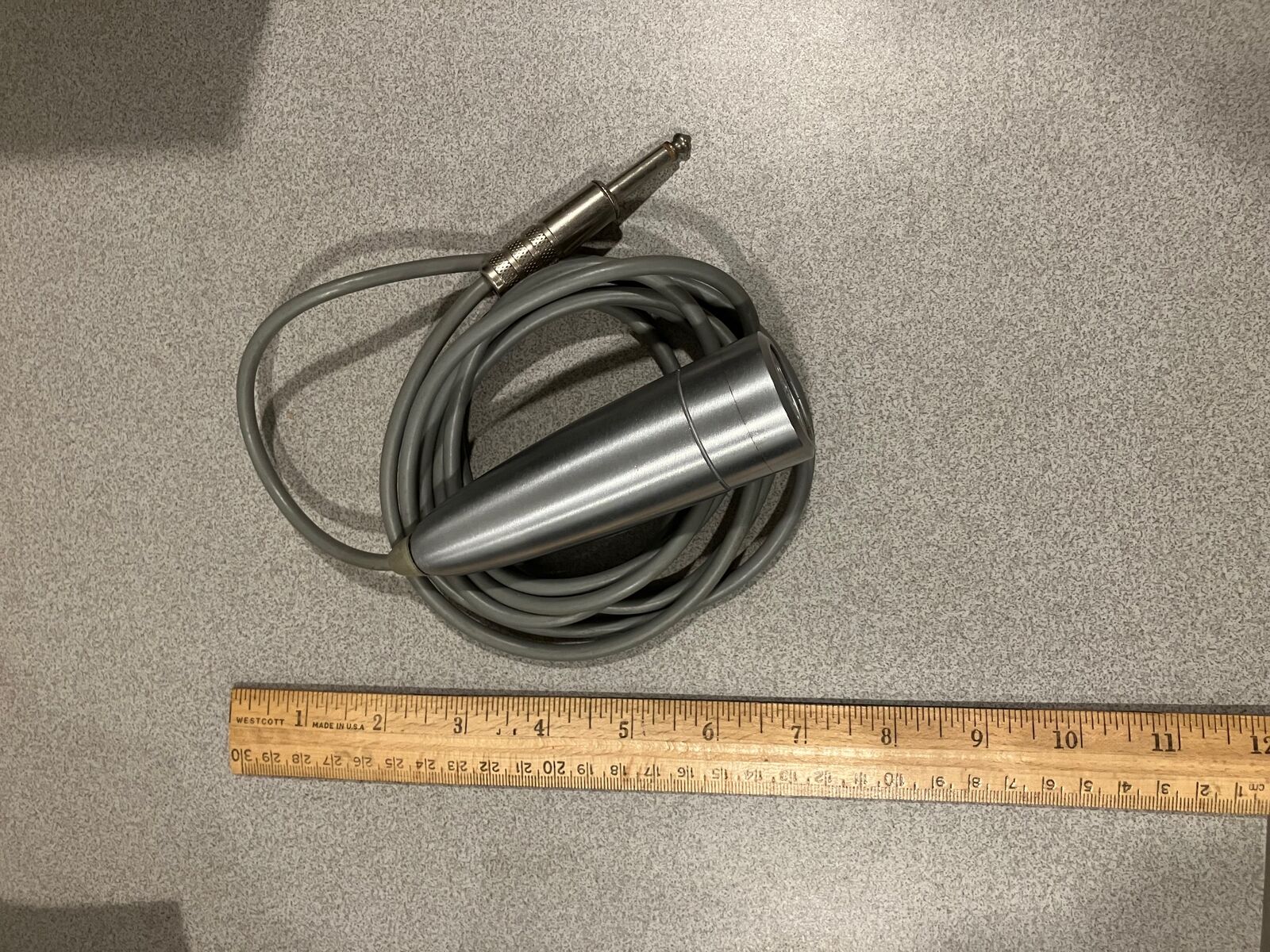 Vintage Mid Century Atomic Bullet Microphone