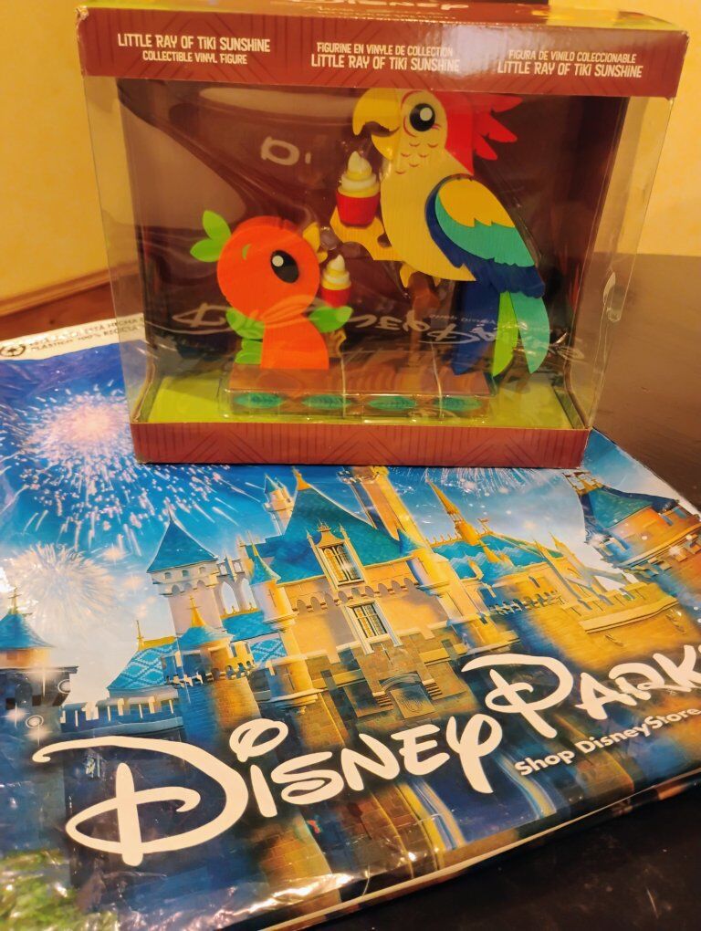 Disney Collectable Tiki Bird Orange Bird Vinyl
