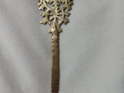 Ethiopian hand cross 6 months ago a priest in a church in a cave way high up gave this to me
