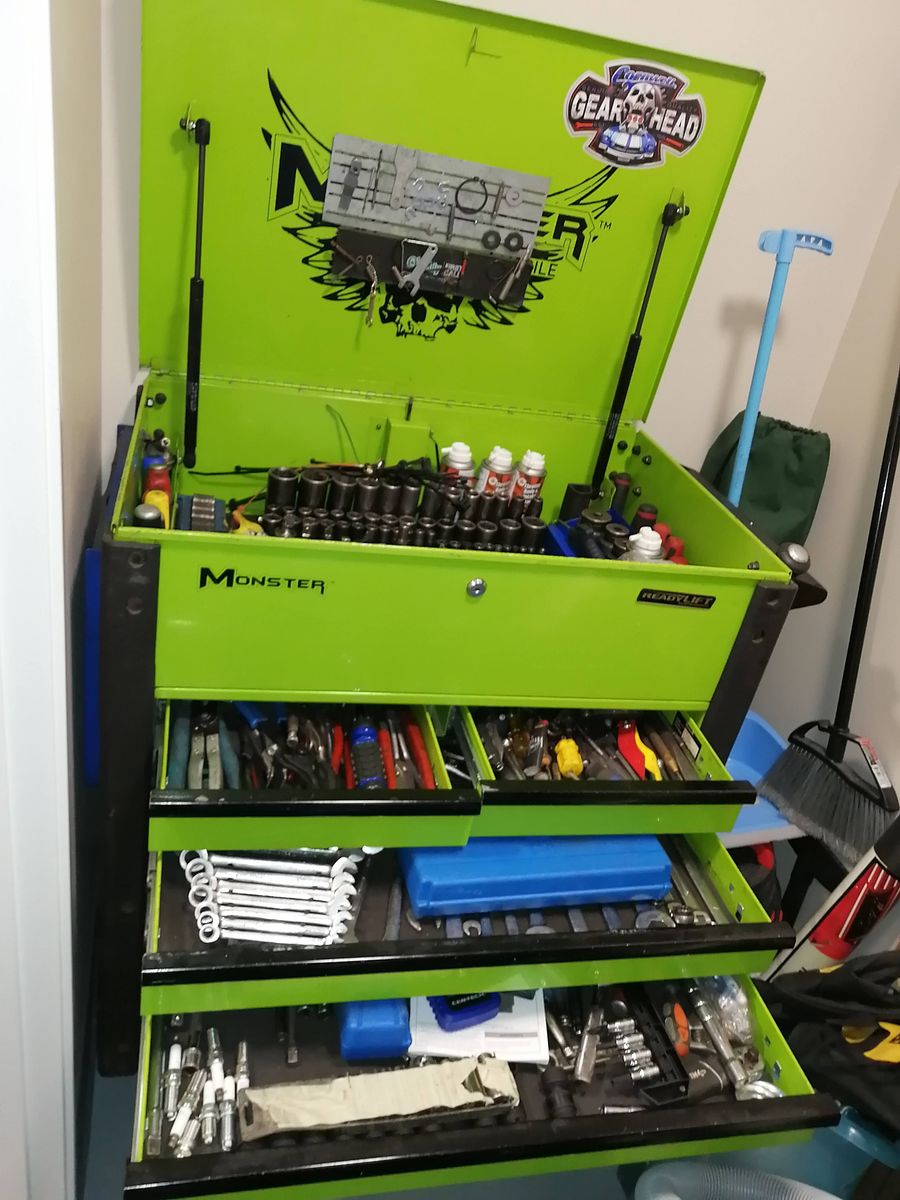 Professional “Monster” 8-Drawer Tool Box + Complete Mechanic Tool Set