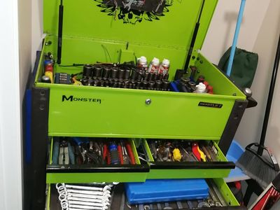Professional “Monster” 8-Drawer Tool Box + Complete Mechanic Tool Set