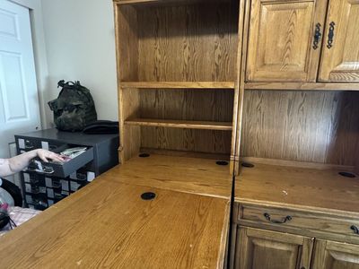 Wooden desk