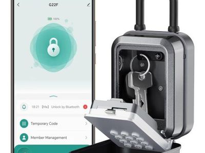 Smart Key Lock Box - Bluetooth APP(Tuya APP) Contr