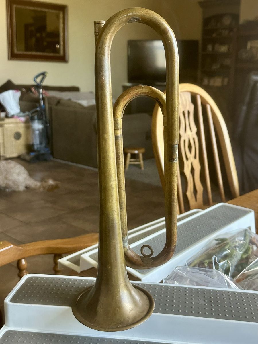 Antique Official Boy Scout Rexcraft Brass Bugle