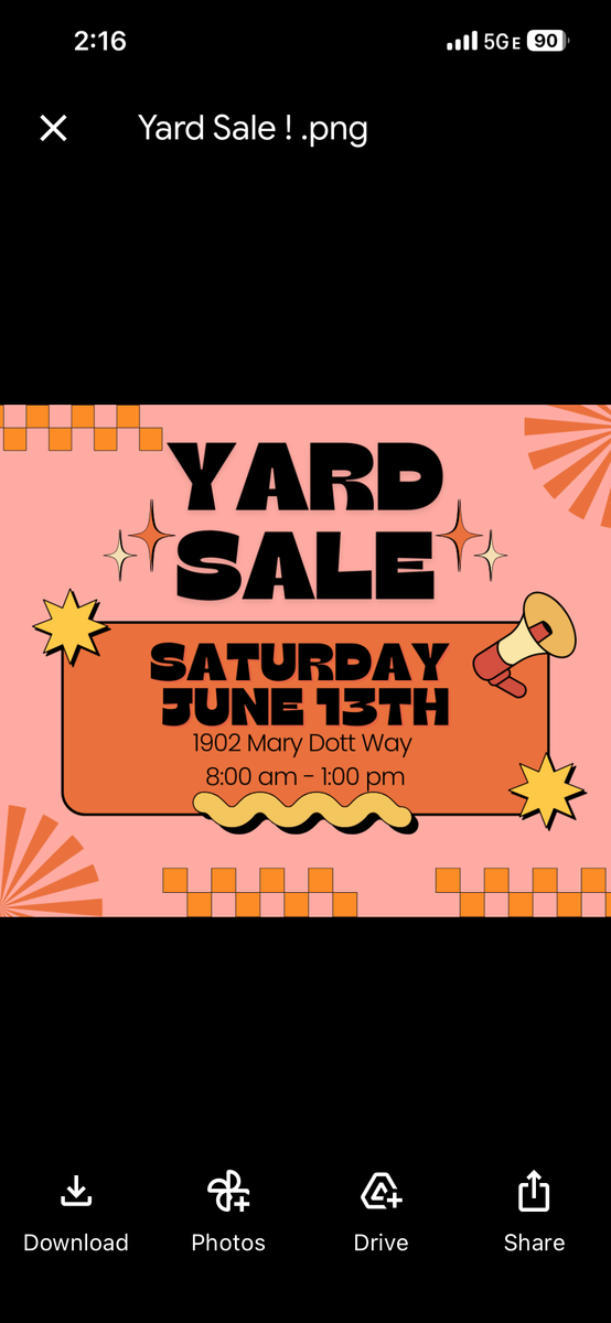 Yard Sale