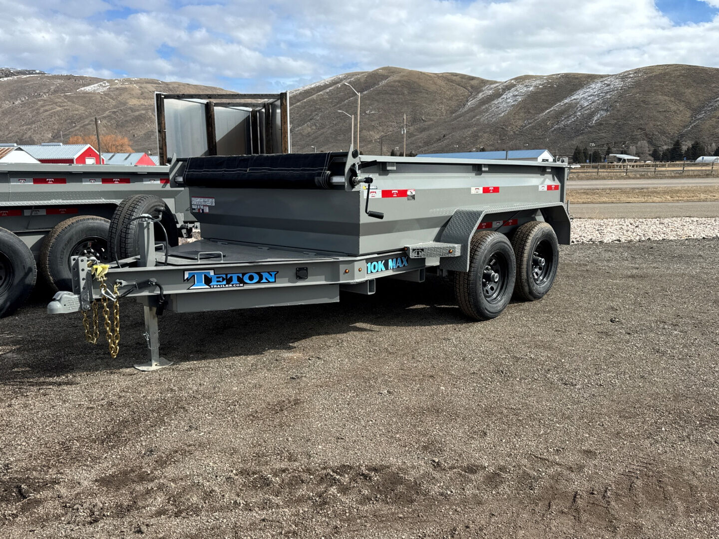 2026 Teton Trailer 6x10 Mini BP Dump
