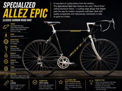 Specialized Allez Epic Road Bike with Shimano 600