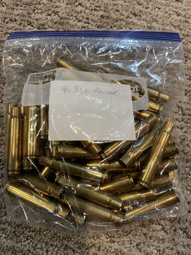 8mm Mauser Range Brass
