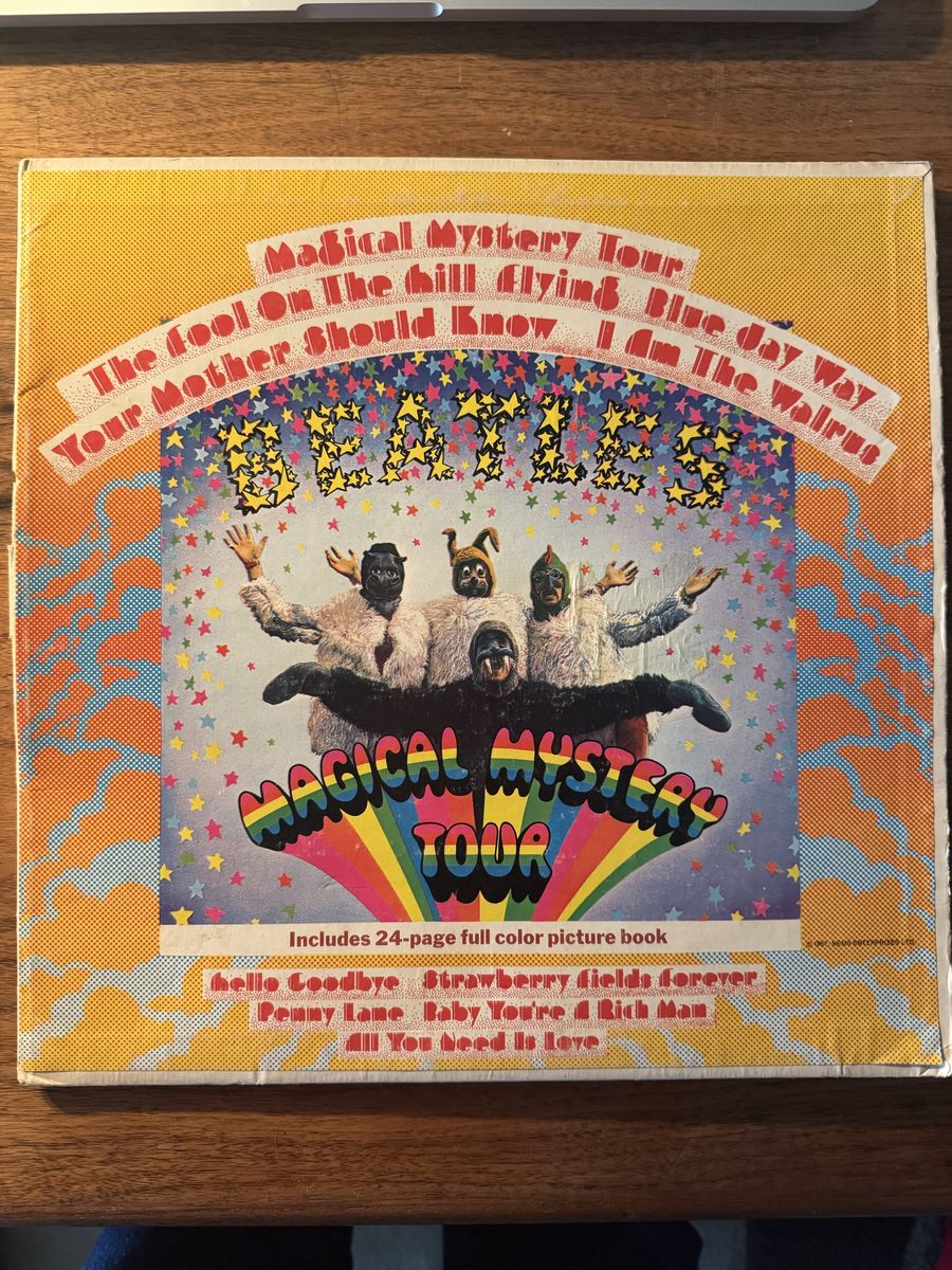 Beatles Magical Mystery Tour Vinyl Record Jackets