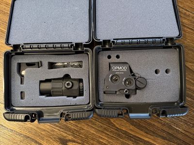 EOTech EXPS2-0 OPMOD Holographic Sight & G45.STS 5x Magnifier Combo