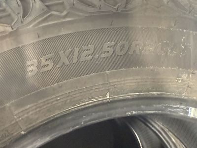 Newer Hercules Tires Set of 4 35x12.50R20 LT All-Terrain Truck Tires