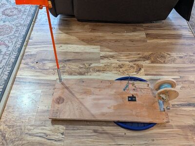 Tip up for ice fishing