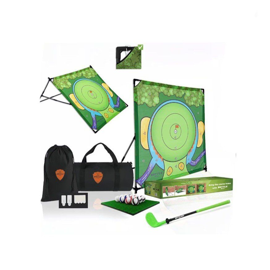 NEW-Battle Golf Portable Chipping Practice/Game