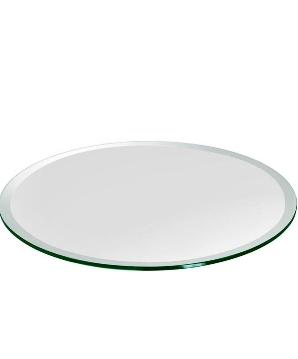 48 inch Round Glass Table Top - Tempered - 1/2"