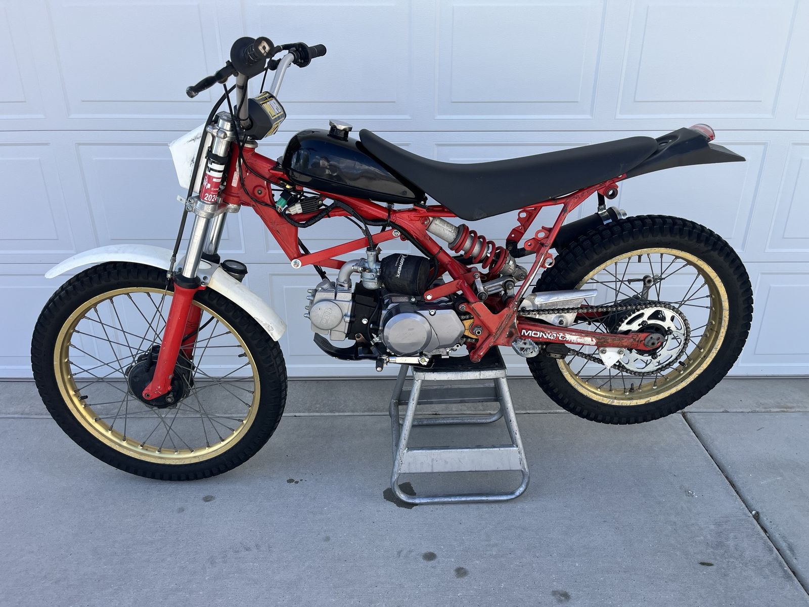 Trials bike