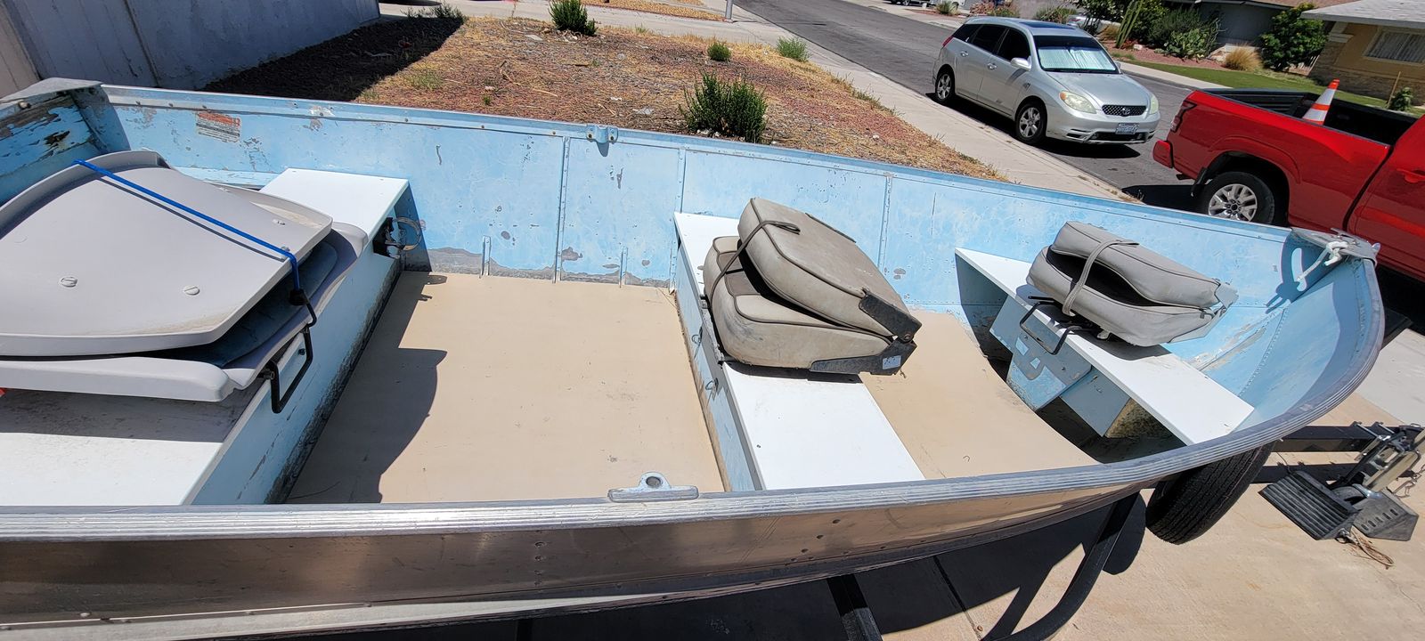 1975 12' Alum. Montgomery wards Sea King, 2019 15' Shorelander trl.,2021 mercry motor