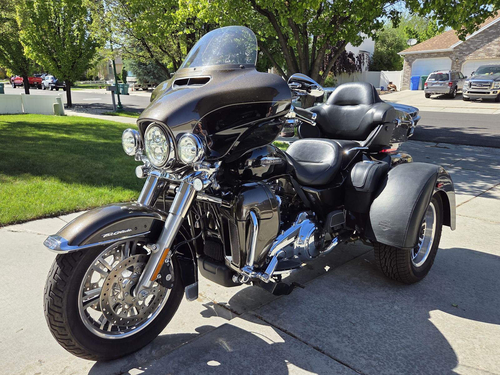 Harley-Davidson 2020 Tri Glide Ultra Classic Trike Motorcycle - Black, Excellent Condition