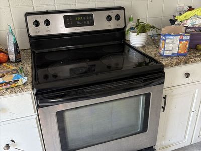 *FREE* Frigidaire Stainless Steel Electric Range with Black Ceramic Cooktop